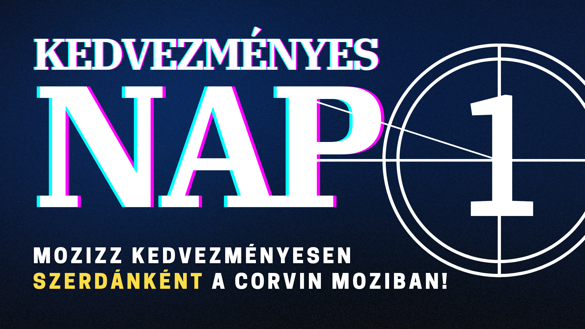 Kedvezményes nap szerdánként a Corvin moziban!