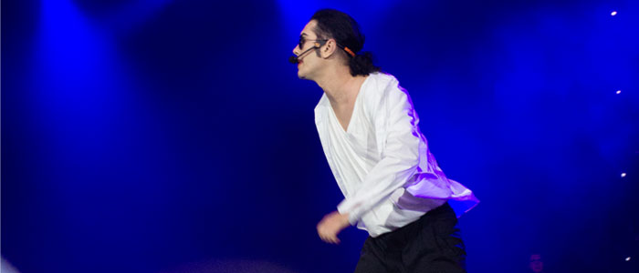 Prince Majesty nemzetközileg elismert Michael Jackson hasonmás és előadóművész a Corvin moziban